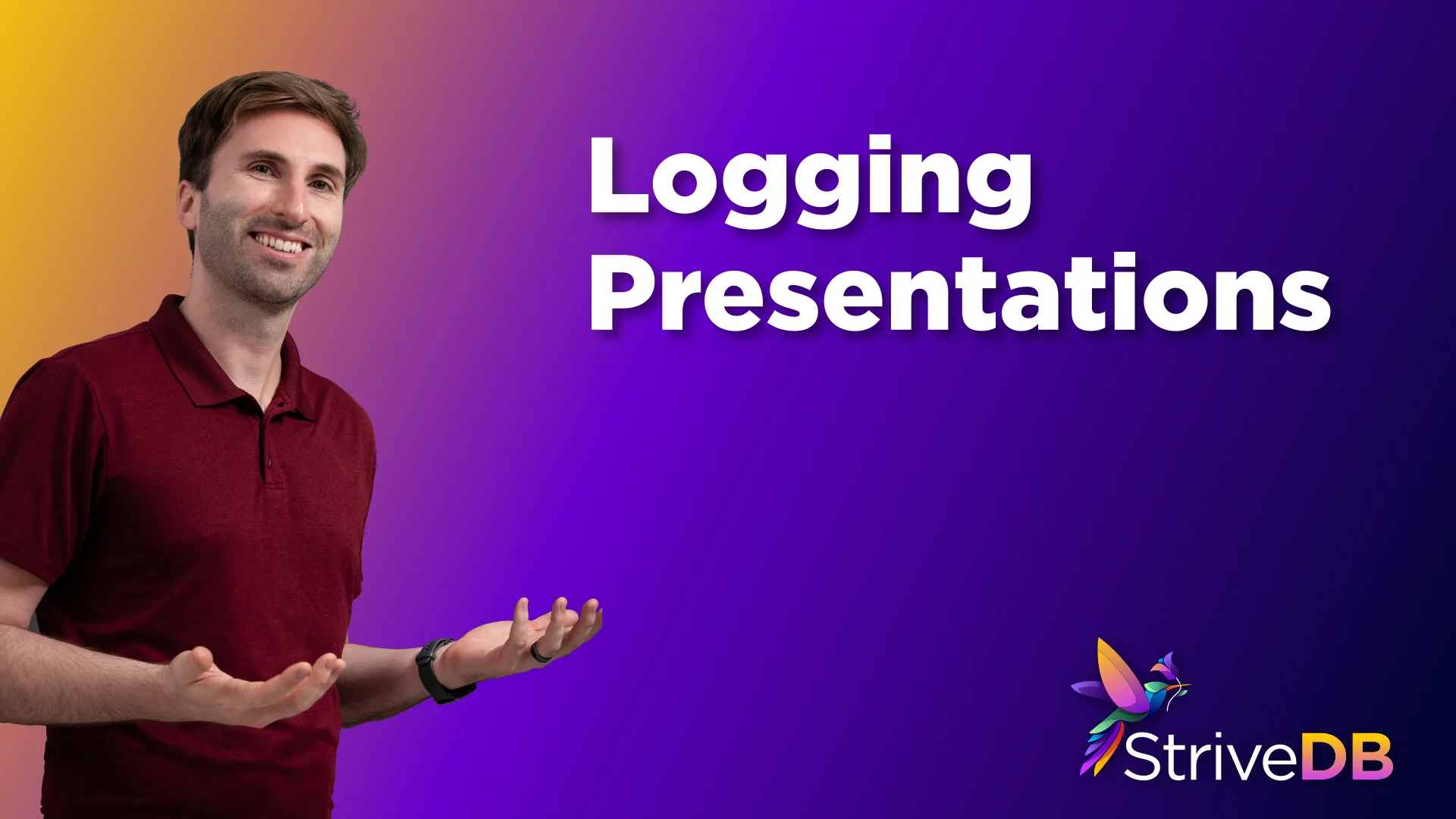 Logging Presentations in StriveDB
